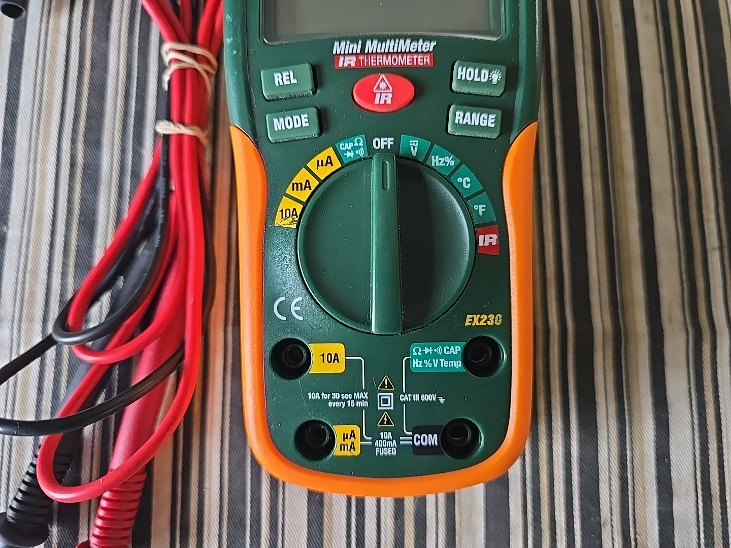 EXTECH INS EX230 MULTIMETER AUTO RANGING = USED / TESTED =
