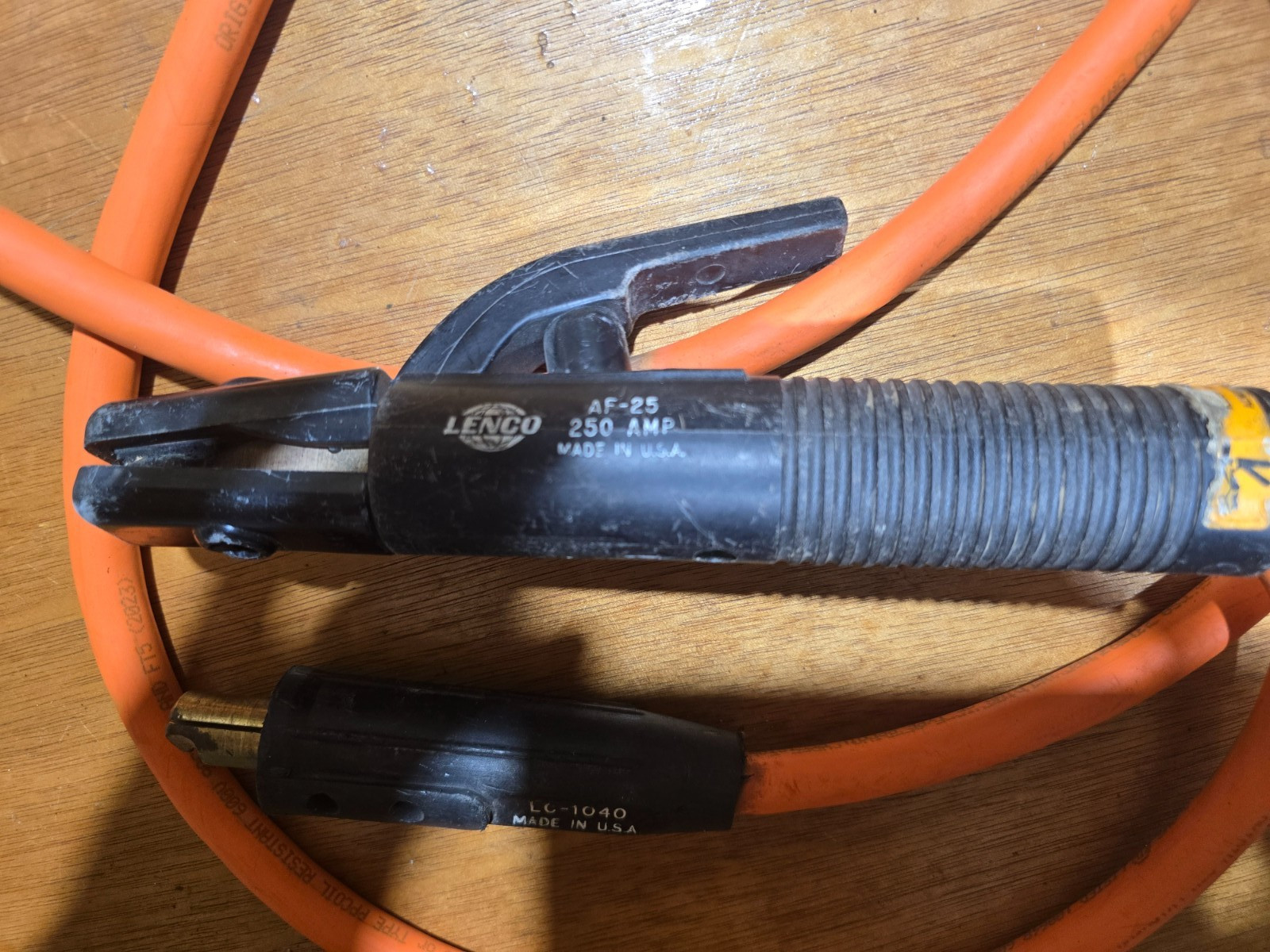 LENCO AF-25 LC-1040 8 Foot Stinger Whip Welding Lead 2 AWG Wire SHIPS NEXT DAY
