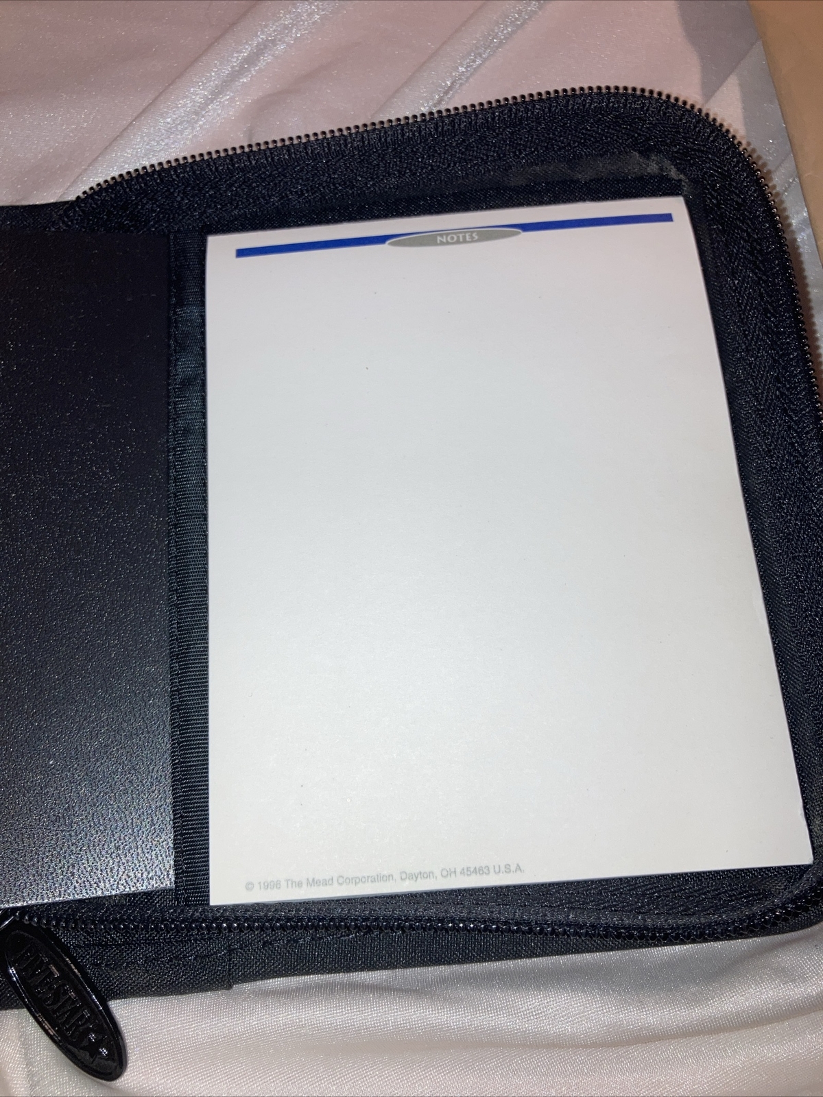 Mead Five Star Fat Little Day Planner 6.75″x5.5″ Zipper Binder Organizer 1996 !