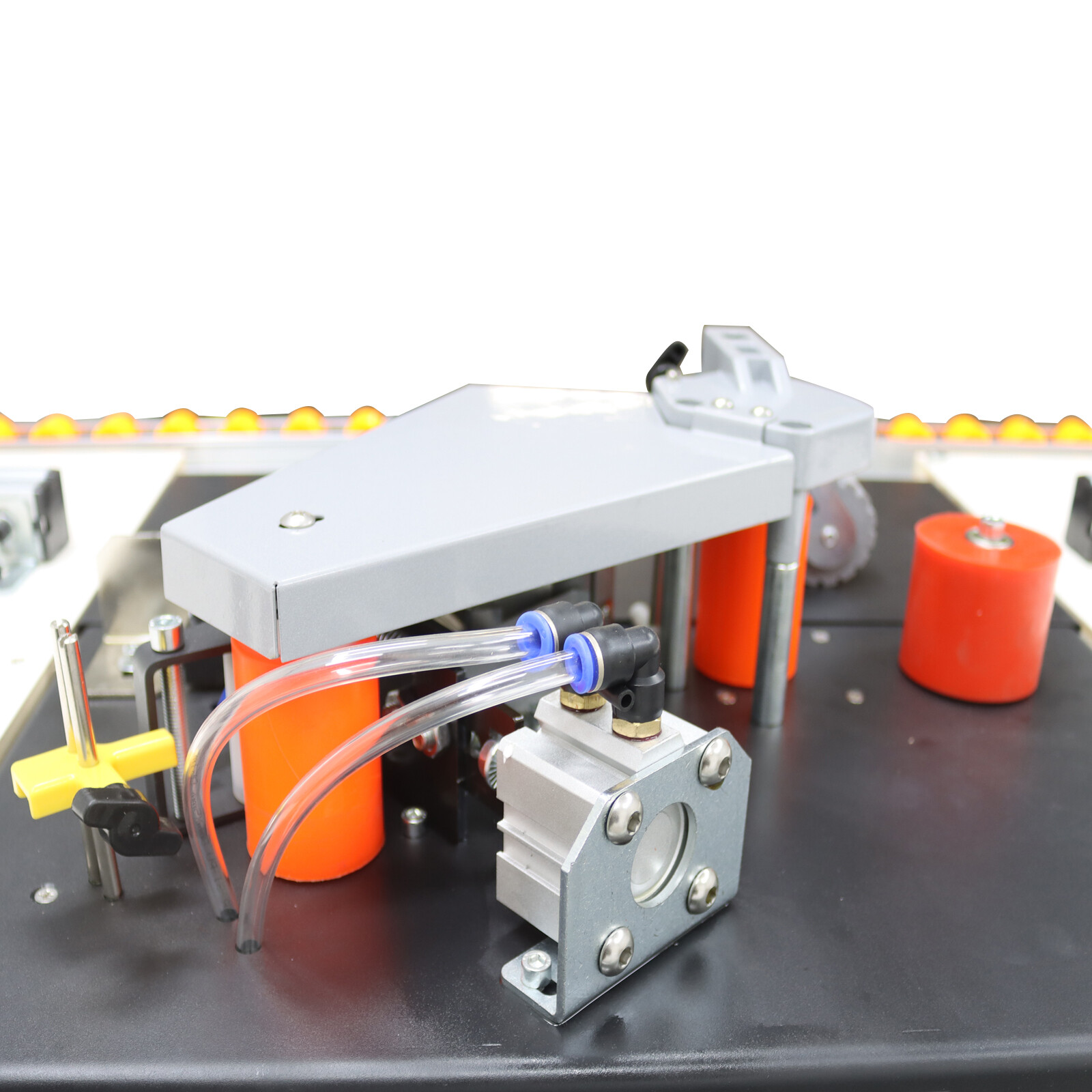 Automatic Edge Bonding Machine Curve & Straight Woodworking Edge Trimming 110V