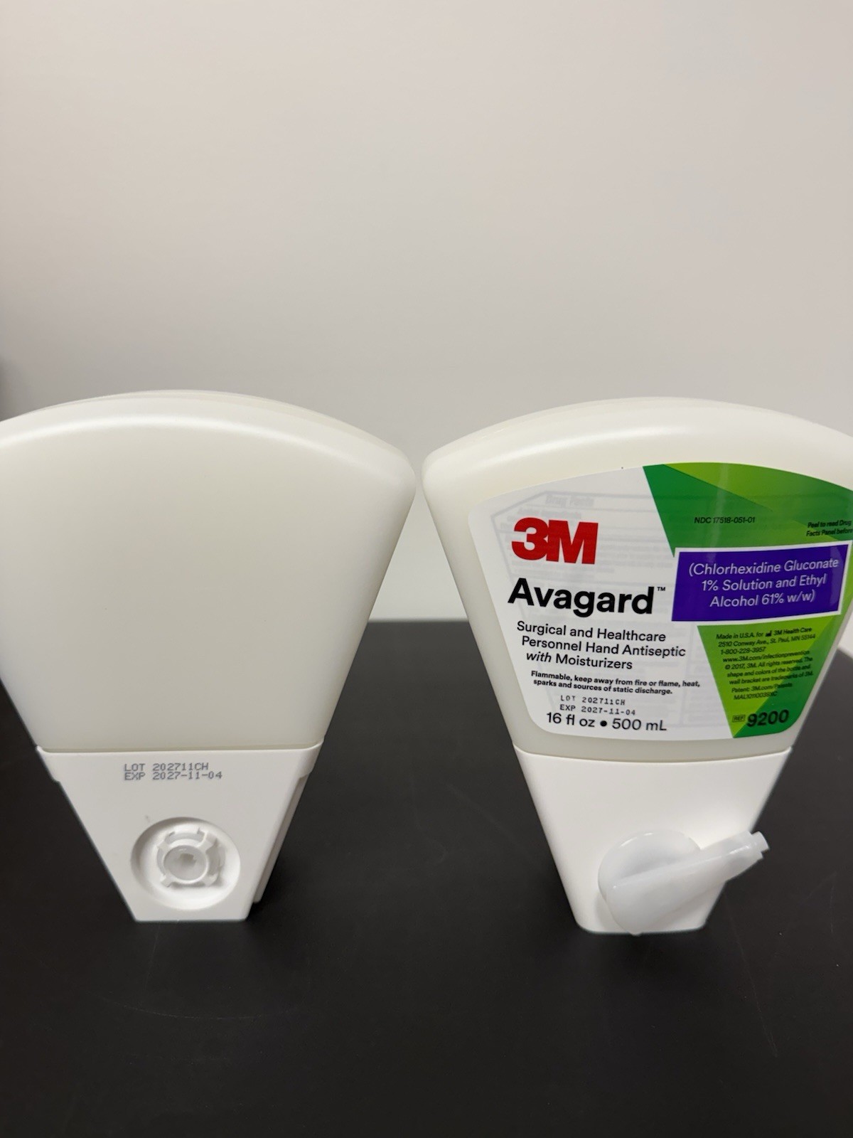 3M 9200 Avagard Surgical Hand Antiseptic W/ Moisturizers, 500mL, Case of 8 Units