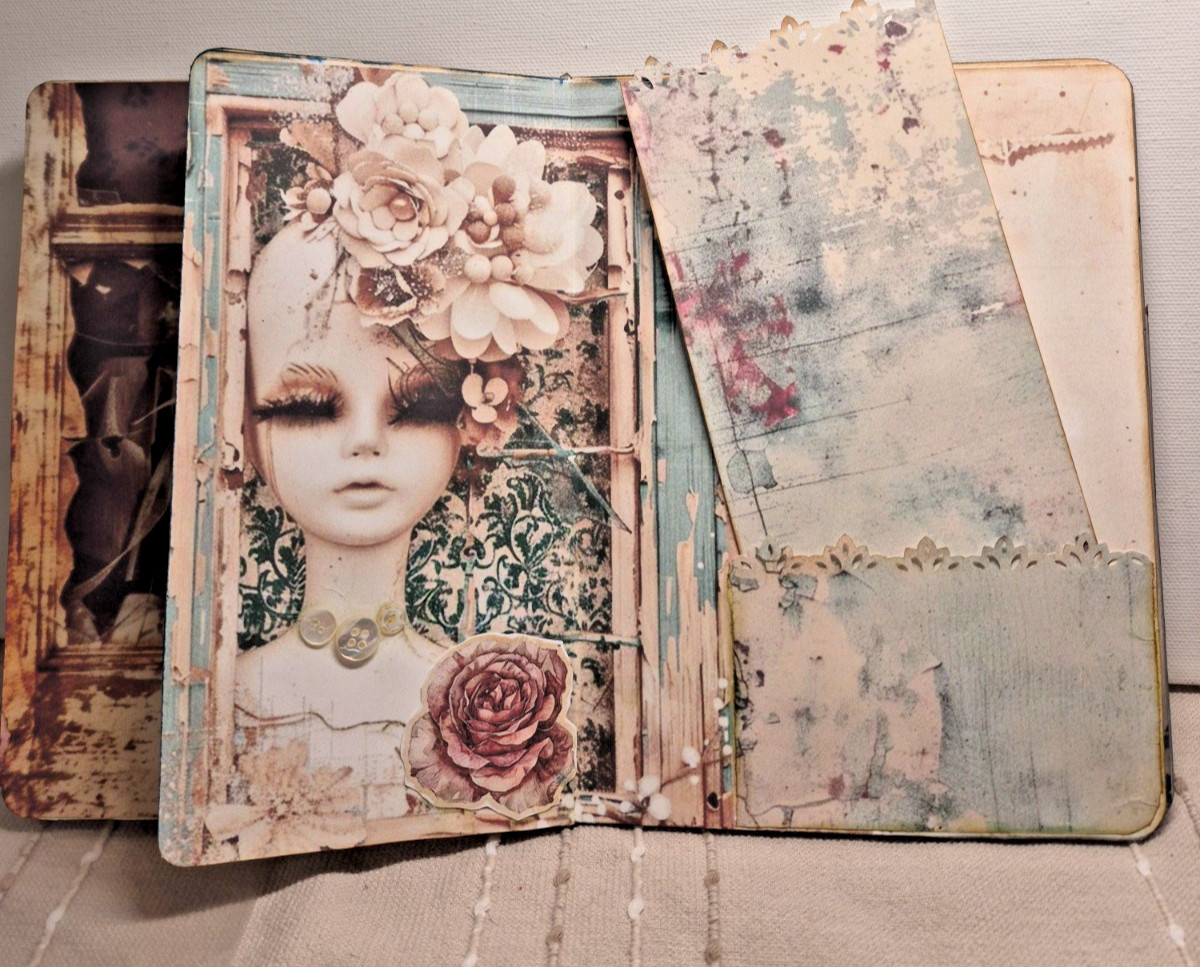 Junk Journal THROUGH THE ATTIC WINDOWS