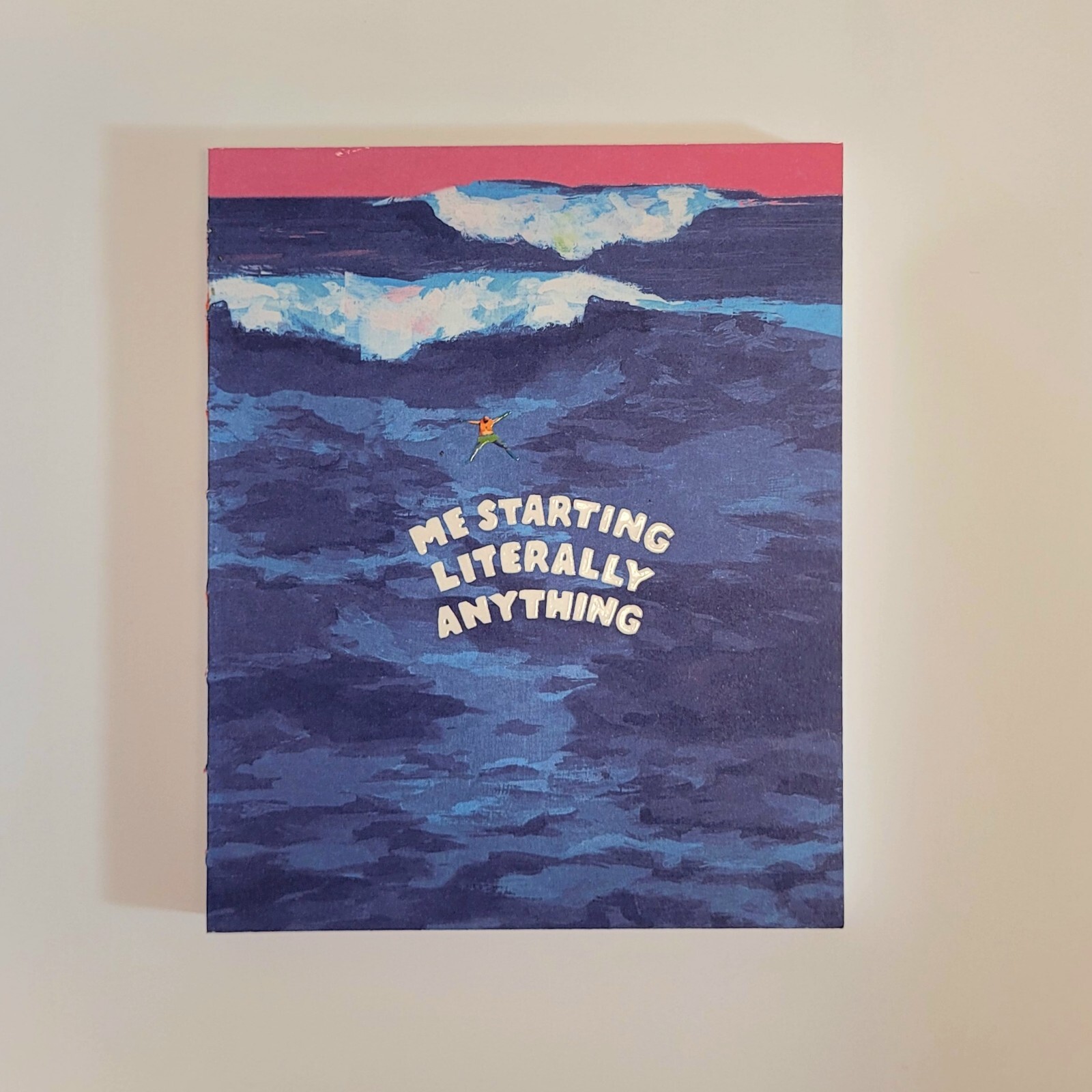 Cute Blank Journal Me Starting Literally Anything, Em & Friends, 128 page, Notes