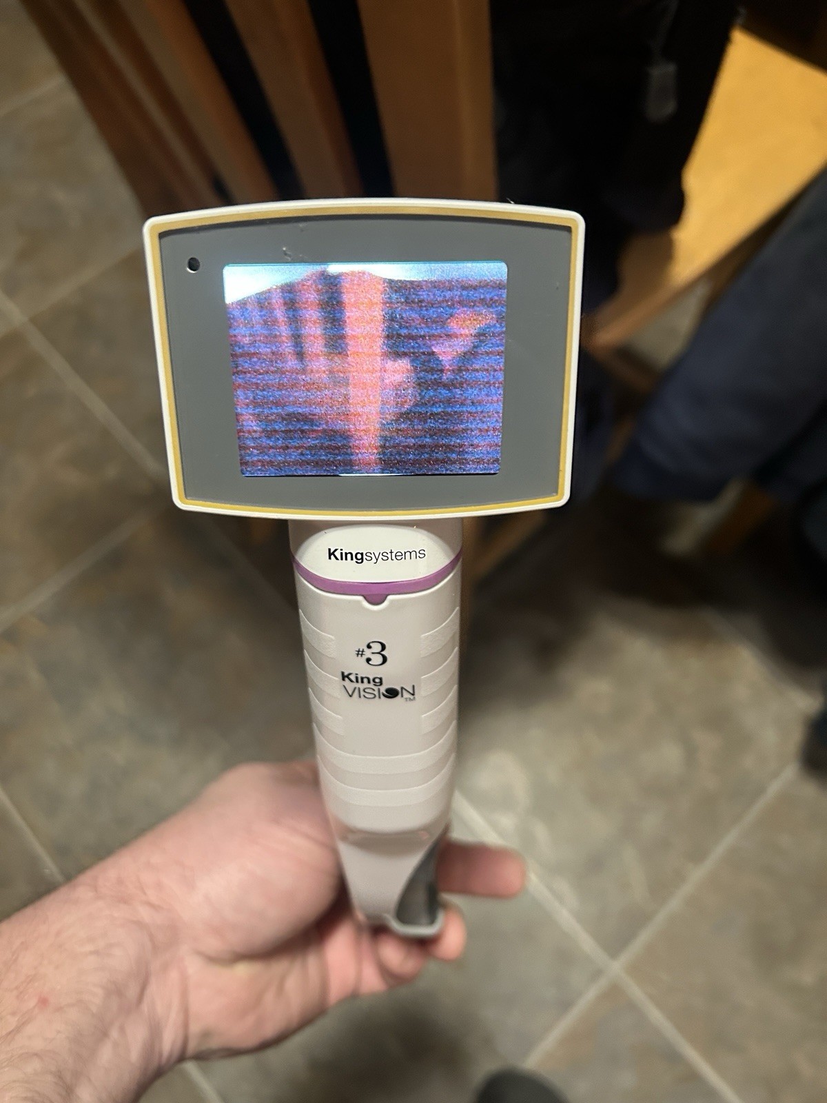King Vision Video Laryngoscope King Systems Monitor