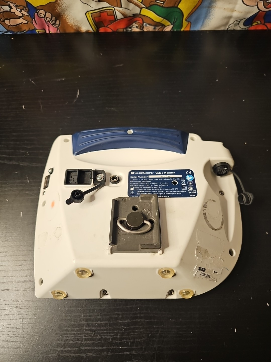 Verathon GlideScope AVL 0570-0338 Portable Video Monitor Only!