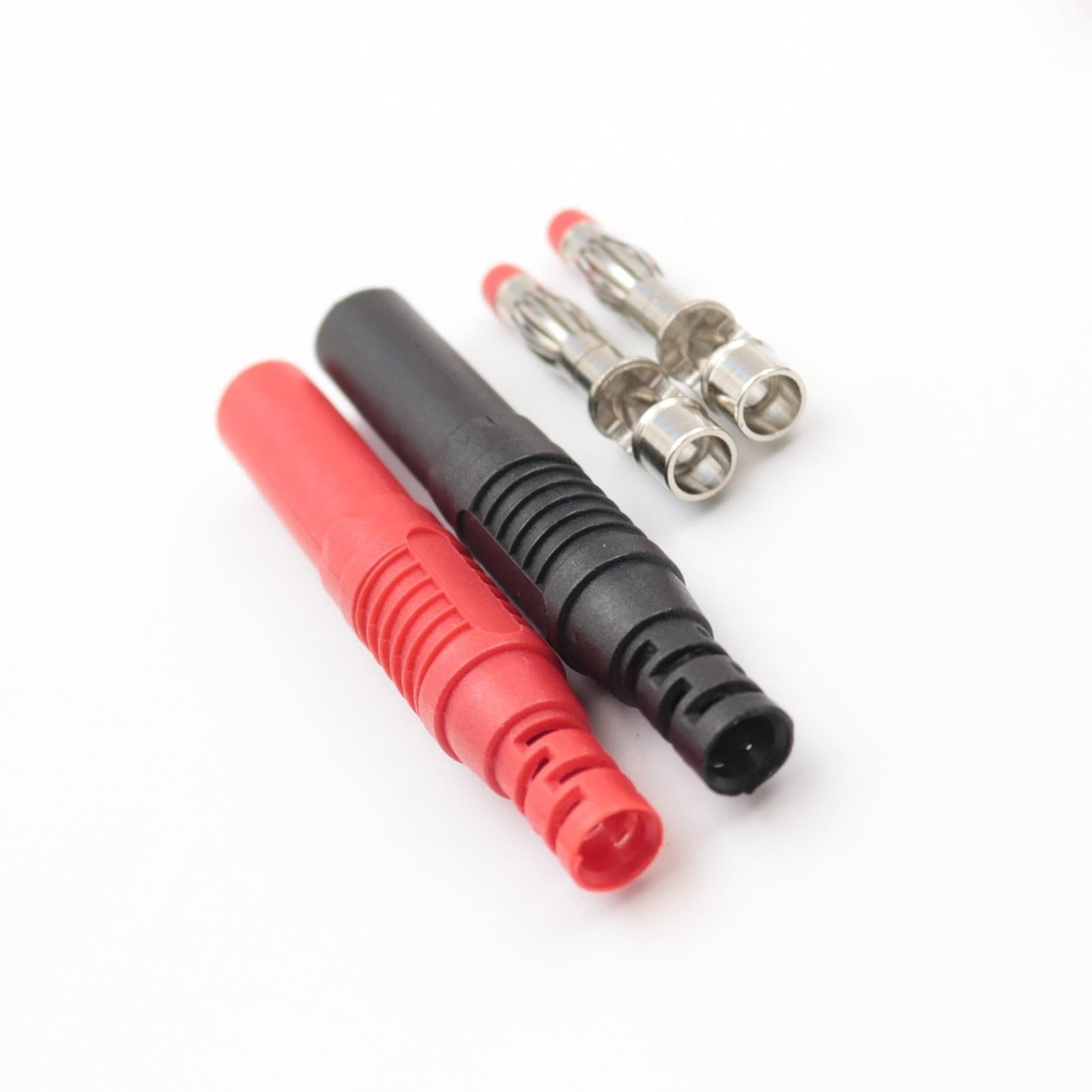 10Pcs Insulated 4mm Banana Plug Connectors for Multimeter Test Leads