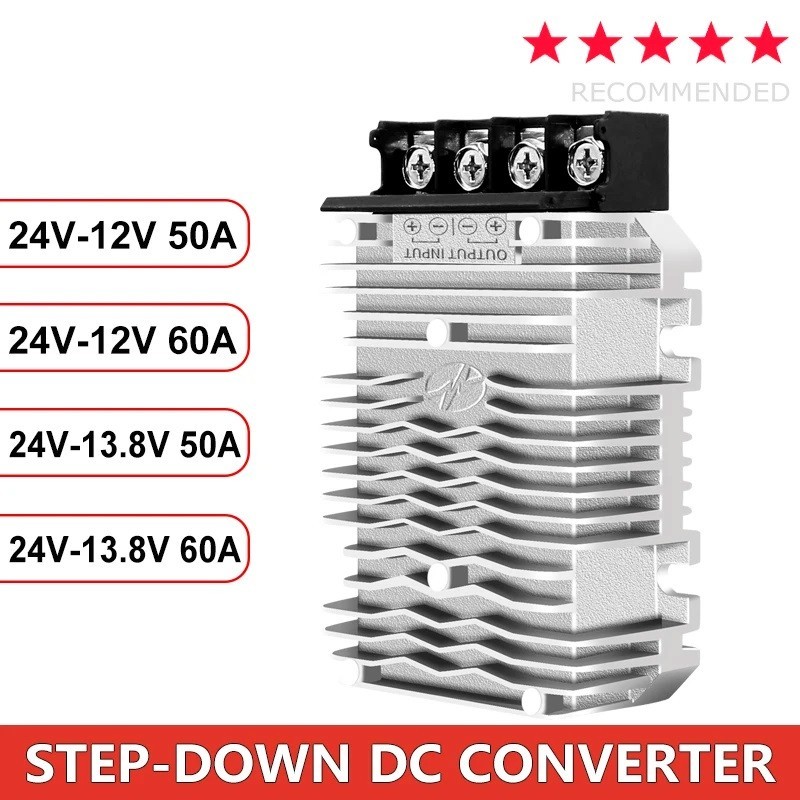 DC DC Converter 24V 36V 48V 60V 72V To 12V/13.8V Step Down Voltage Reducer