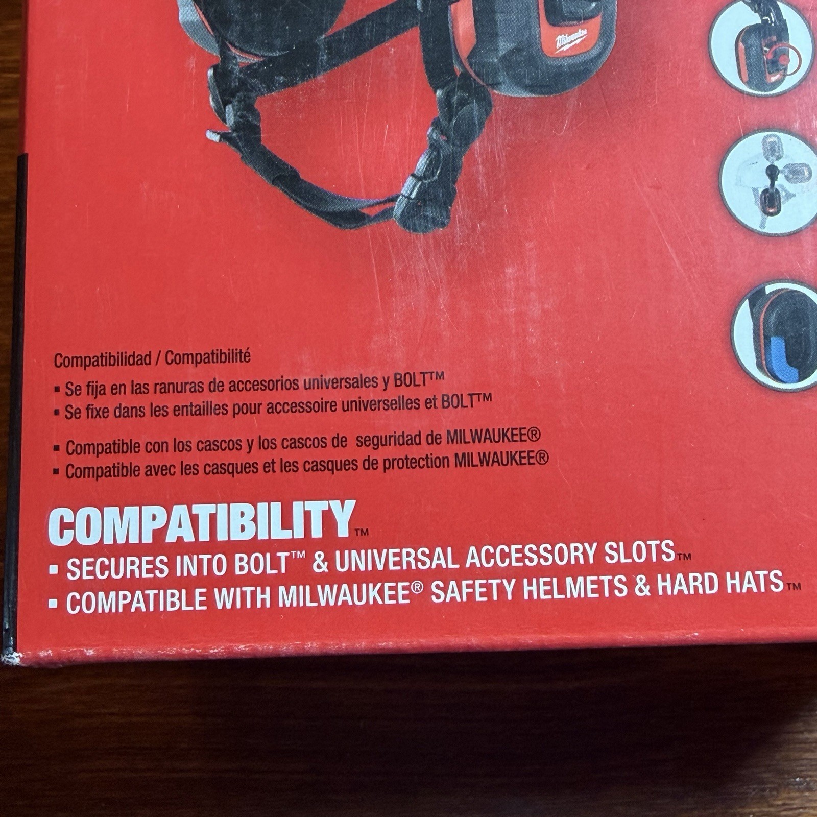 Milwaukee Noise Reduction Earmuffs BOLT 24dB Safety Helmets Hard Hats 48-73-3250
