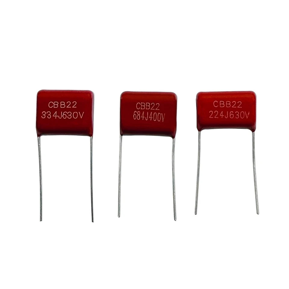 25 Values 250 Pieces Metallized Polypropylene Film Capacitor Kit 400V (0.01Uf ~