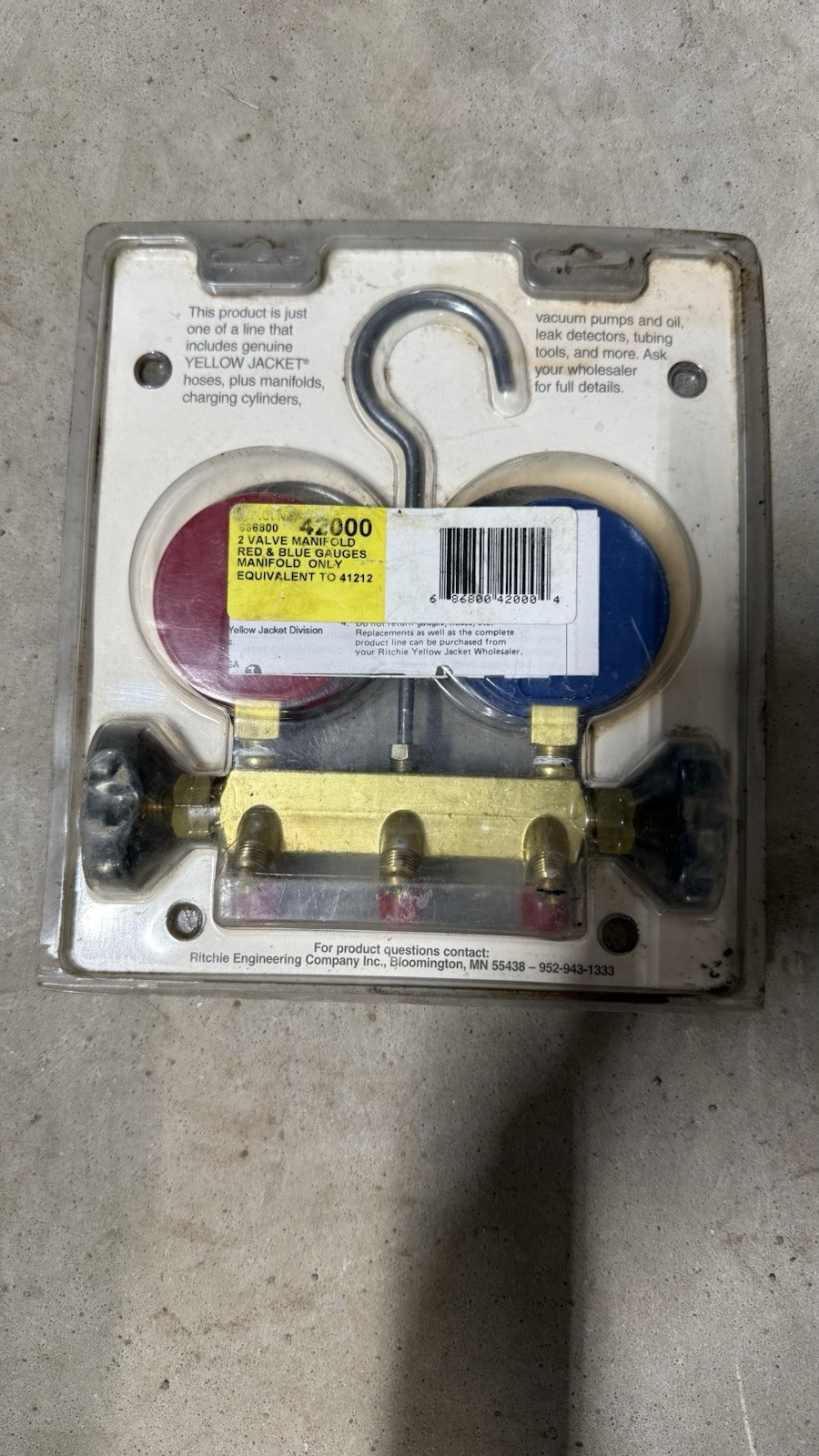 Yellow Jacket 42006 HVAC Manifold Gauge Set R22 R134a R404A R407C NEW Sealed