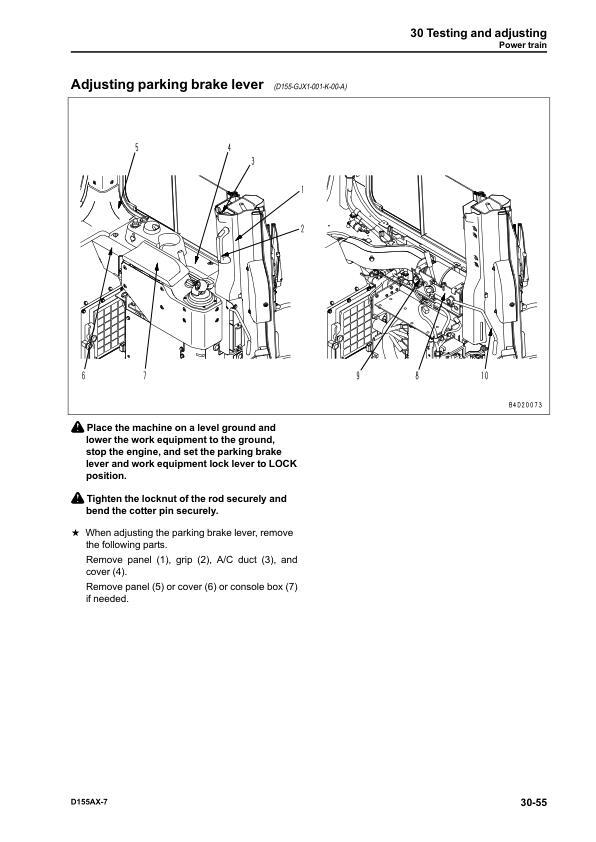 Komatsu D155AX-7 Dozer Bulldozer Repair Shop Service Manual Workshop Book