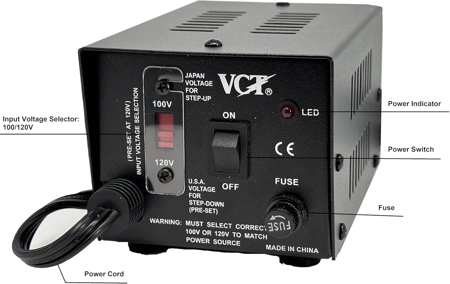 – Japanese Step Up/Down Voltage Transformer Converts Japan 100 Volts To 110V …