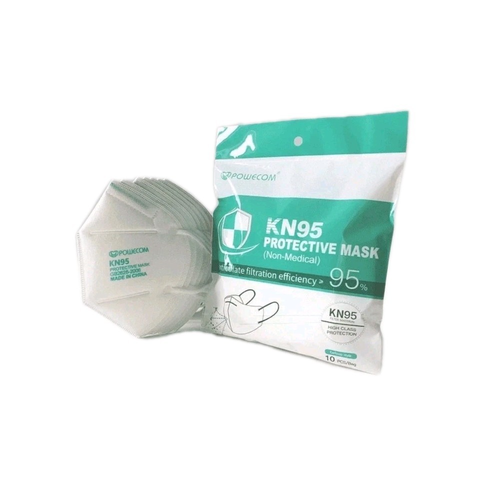KN95 Protective Mask Earloop Style 10 Pcs Per Bag Lot Of 10 Bags 100 total