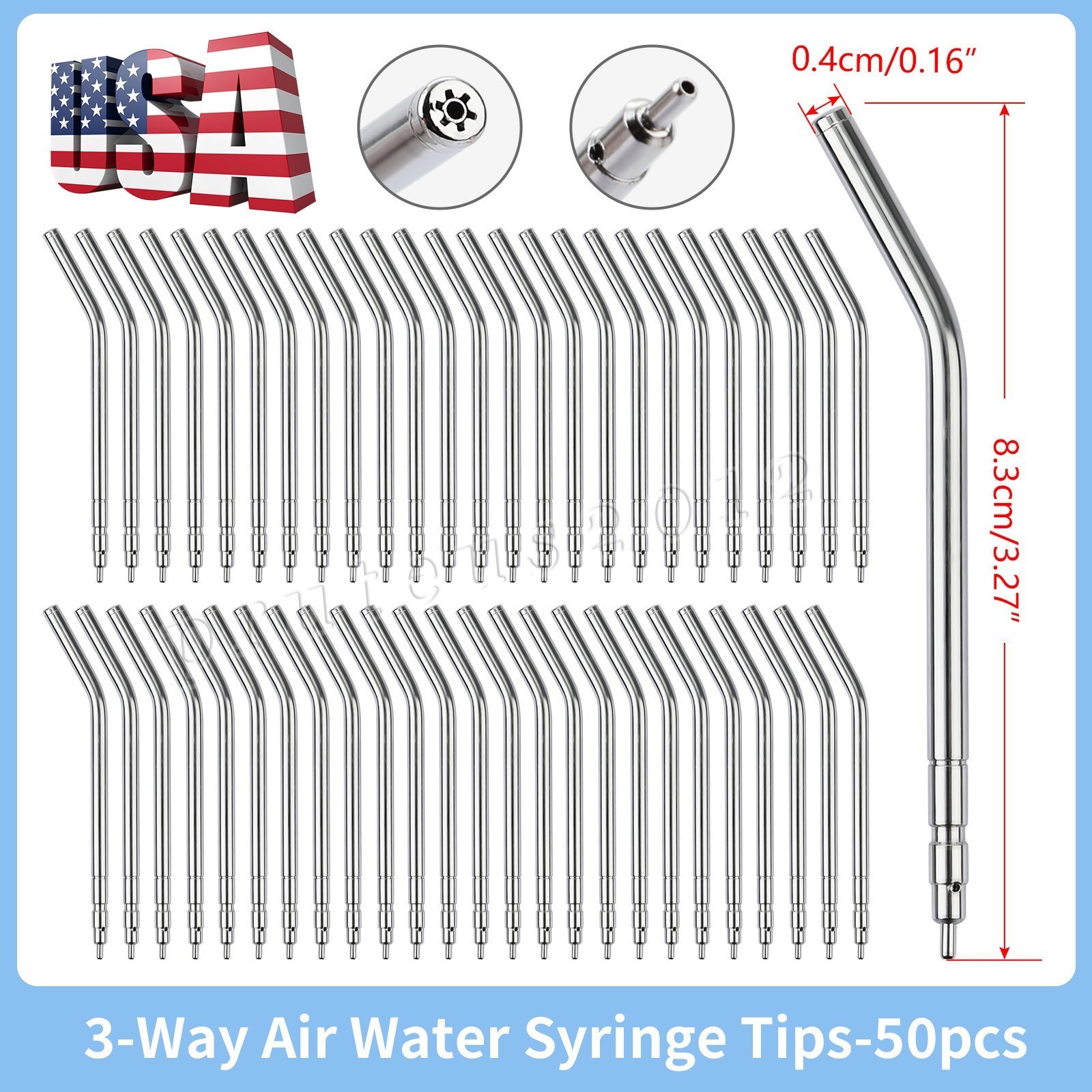 Autoclavable Air / Water Syringe Tip Adec Style Lot Of 50