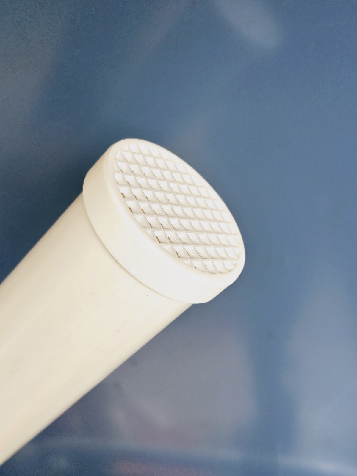 1-1/2″ PVC Vent Screen, 1.90″ ID, 1/4″ Mesh, All Plastic fits on OD of Pipe