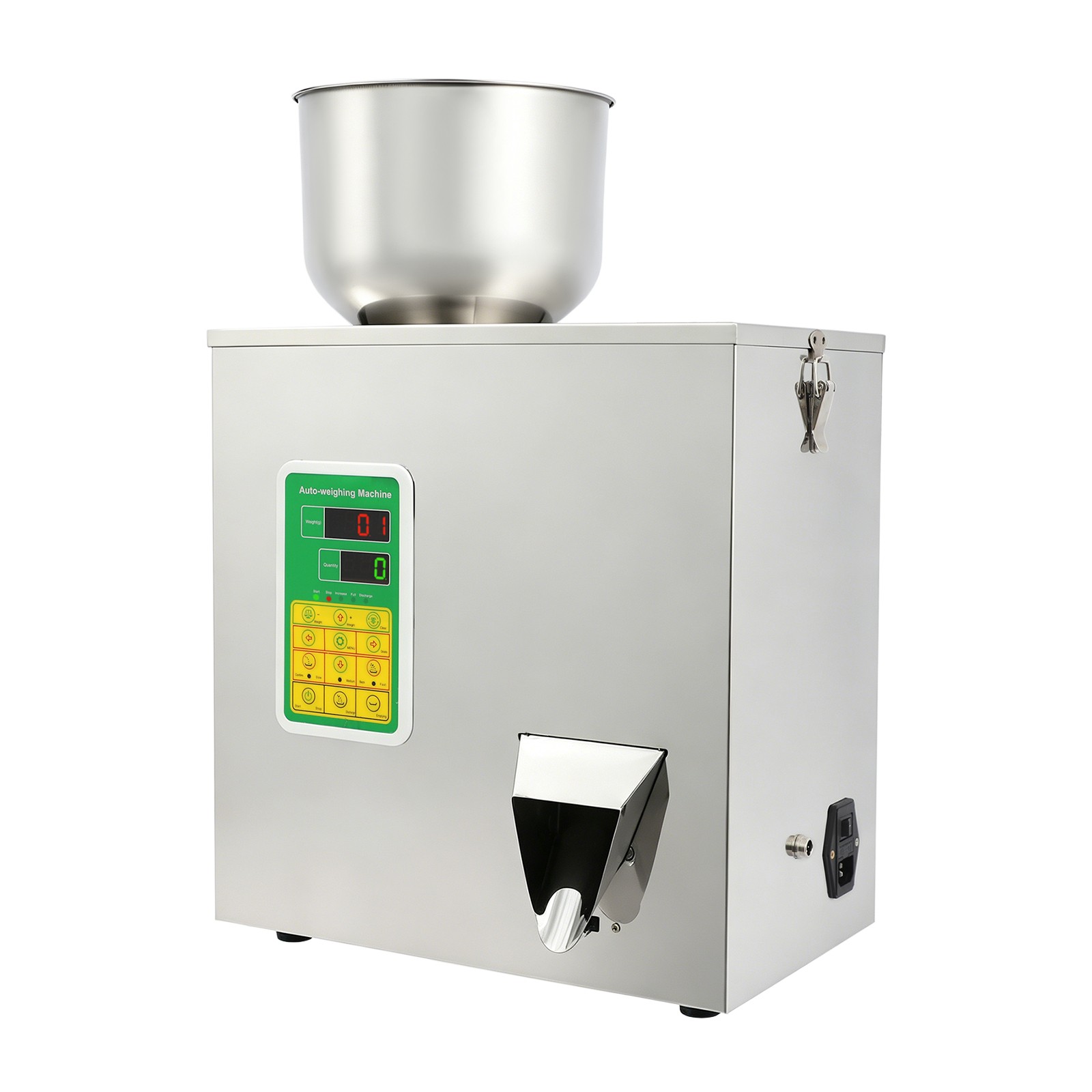 100W Stainless Steel Automatic Particle Filling Machine, 0.002-0.44lbs Weighing
