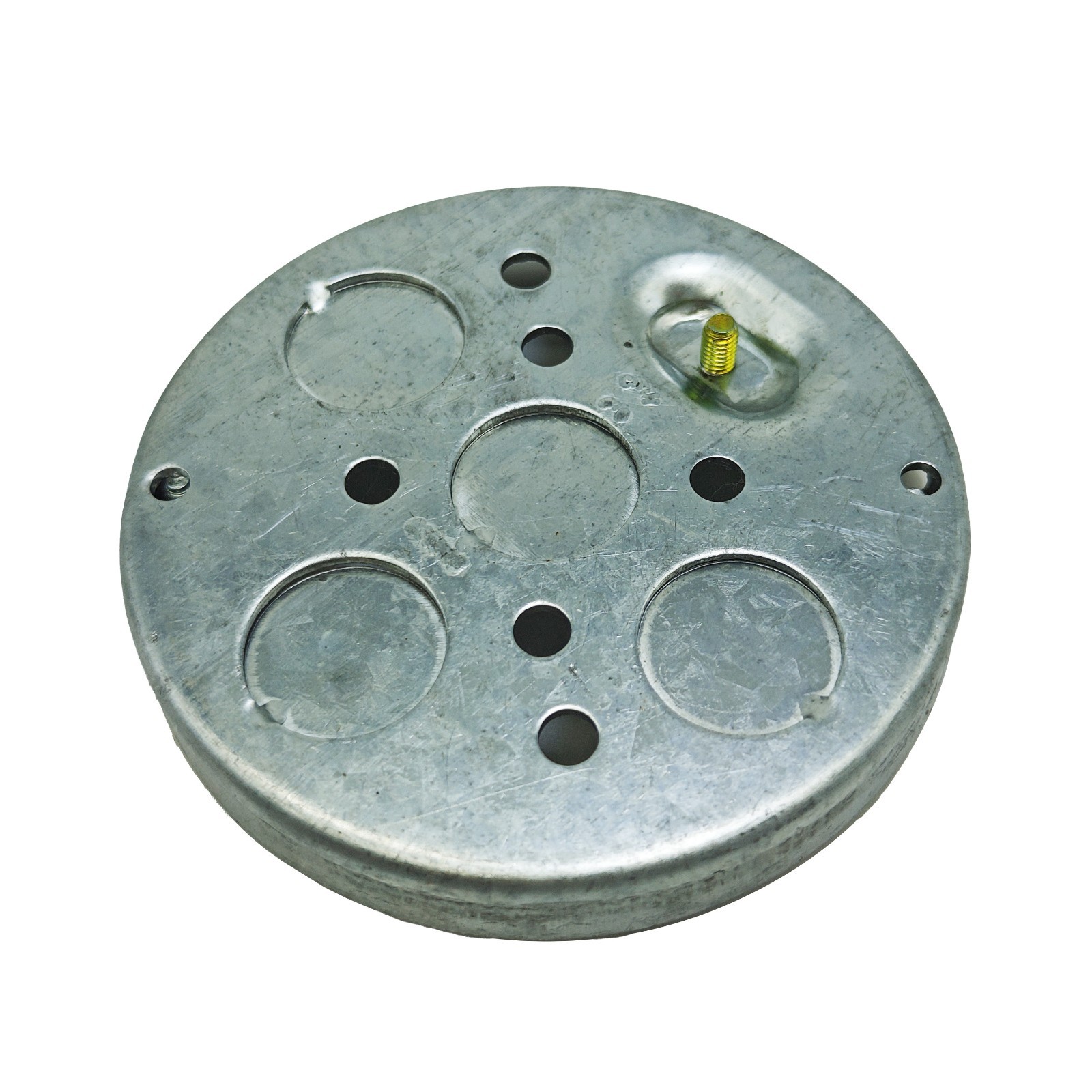 4″ Pancake Electrical Box 1/2″ Deep Galvanized Steel Ceiling Light Fixture ETL