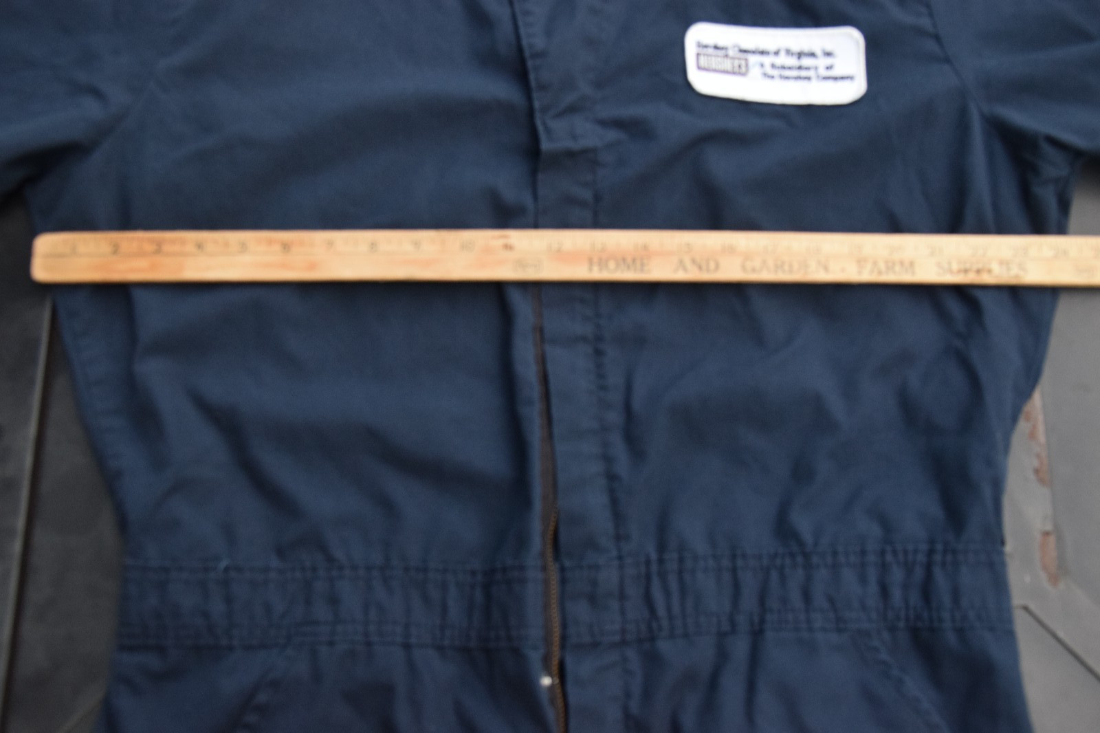 Vtg Cintas Hershey’s short sleeve workwear coverall Overalls Large Regular
