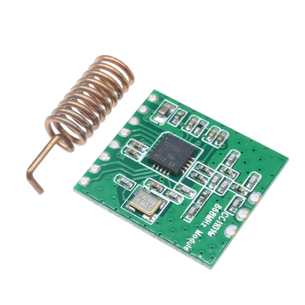 1PCS NEW CC1101 wireless module Long Distance Transmission Antenna 868MHZ