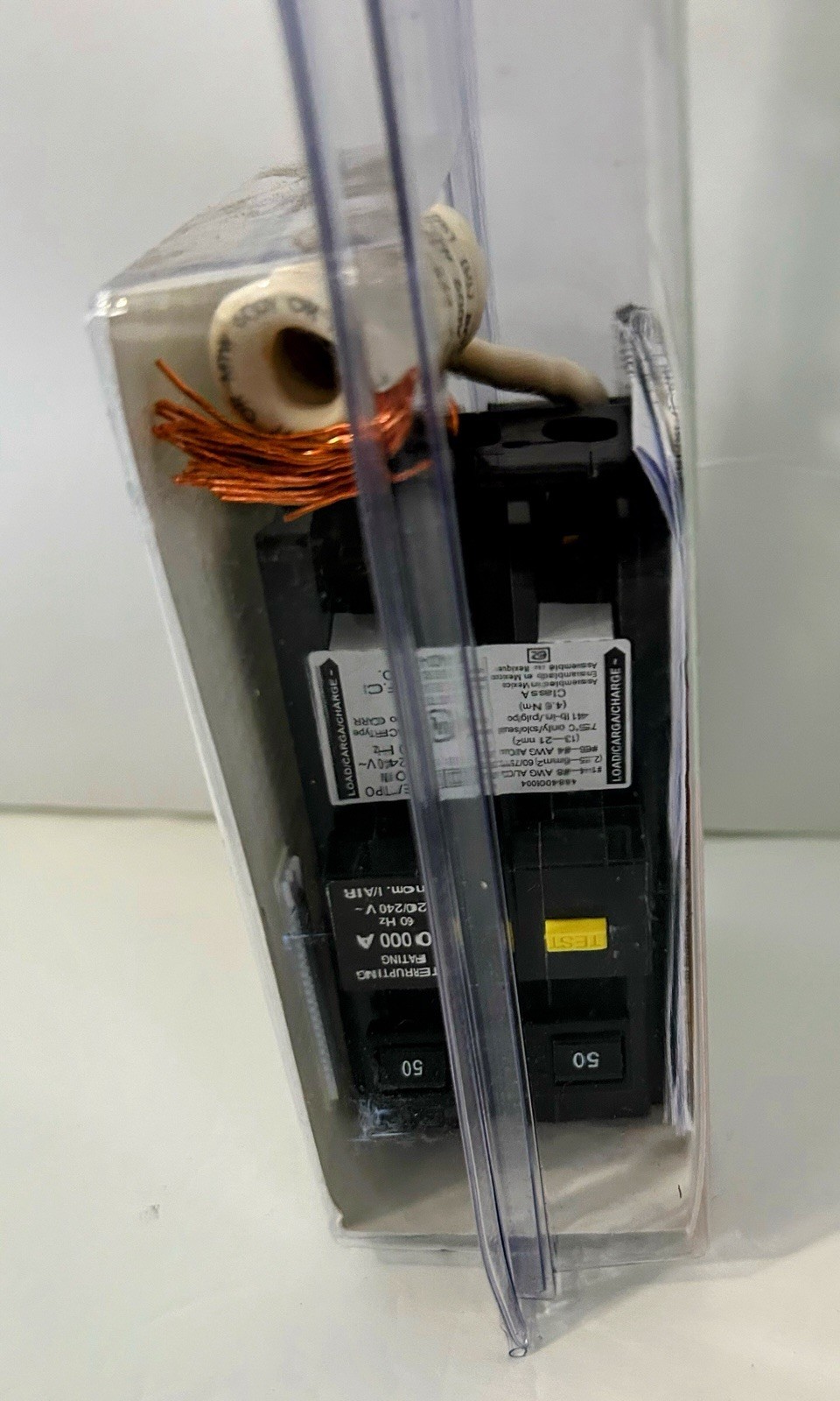 Square D Homeline 50A Two Pole Circuit Breaker & GFI HOM250GFIC