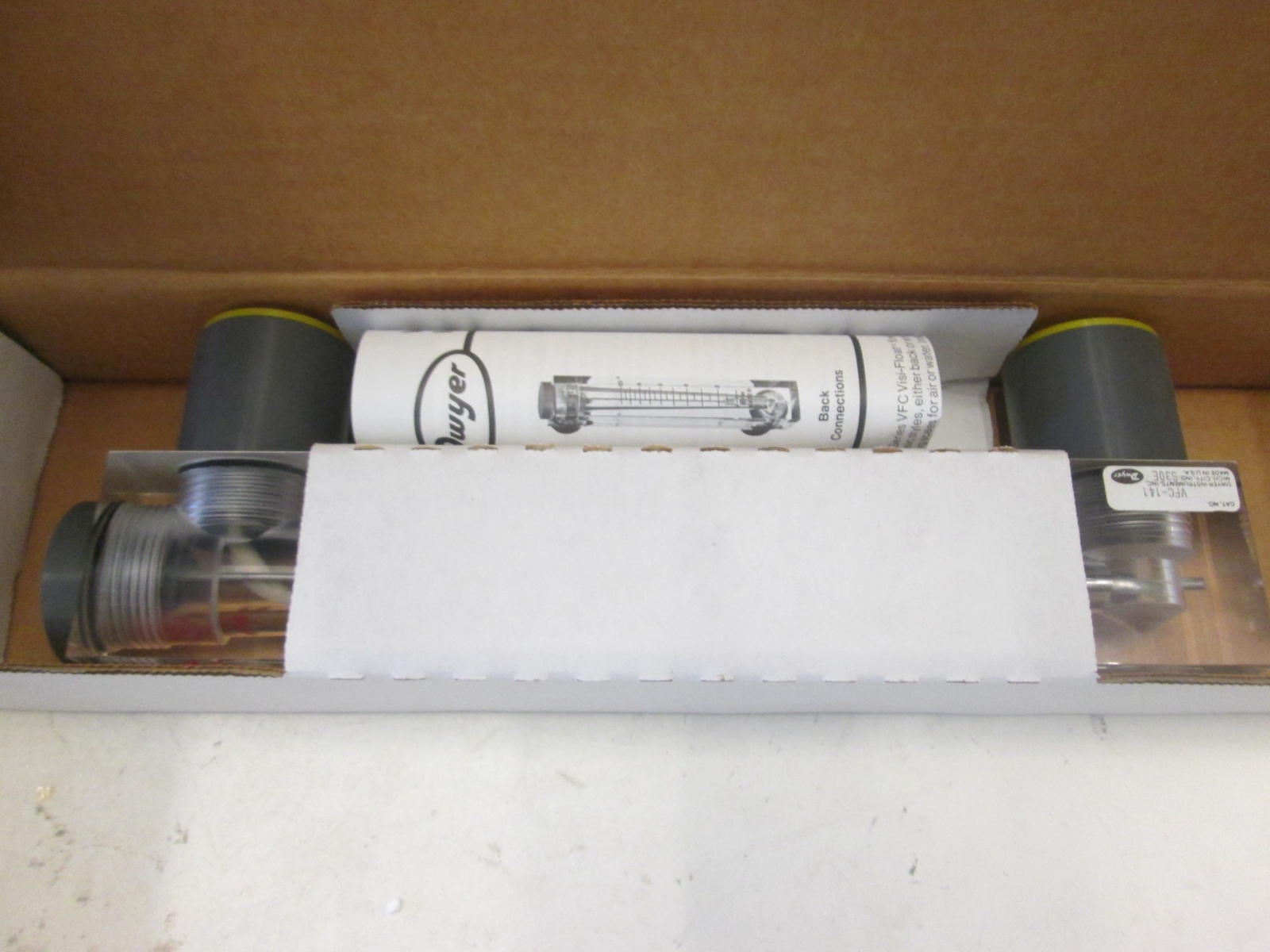DWYER INSTRUMENTS, VFC-141, VISI-FLOAT FLOWMETER, New