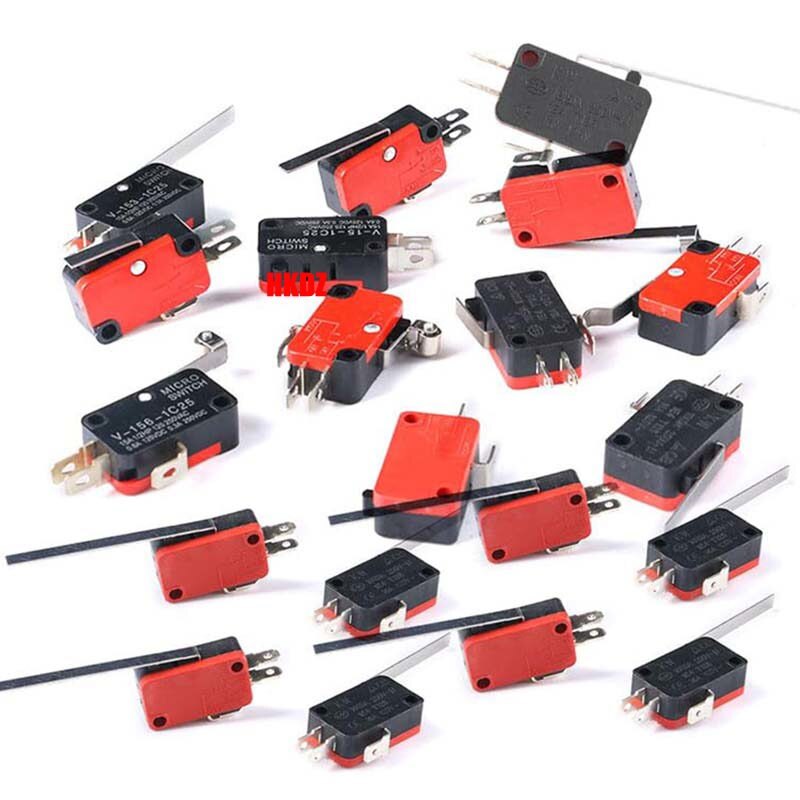 Microswitch Long Lever Pulley Roller SPDT Limit Switches V-15-1C25/KW7 2/3 Pin
