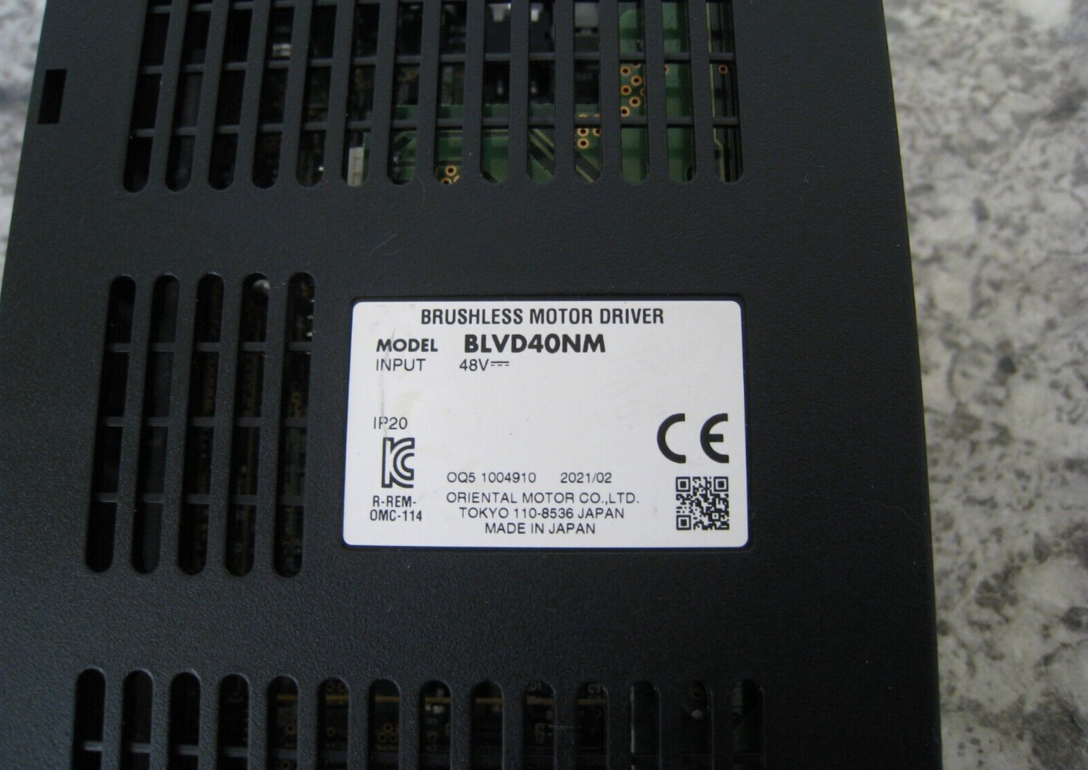 Oriental Motor BLVD40NM 48V 0.4kW 400W RS-485 VSD VFD Inverter Drive Used