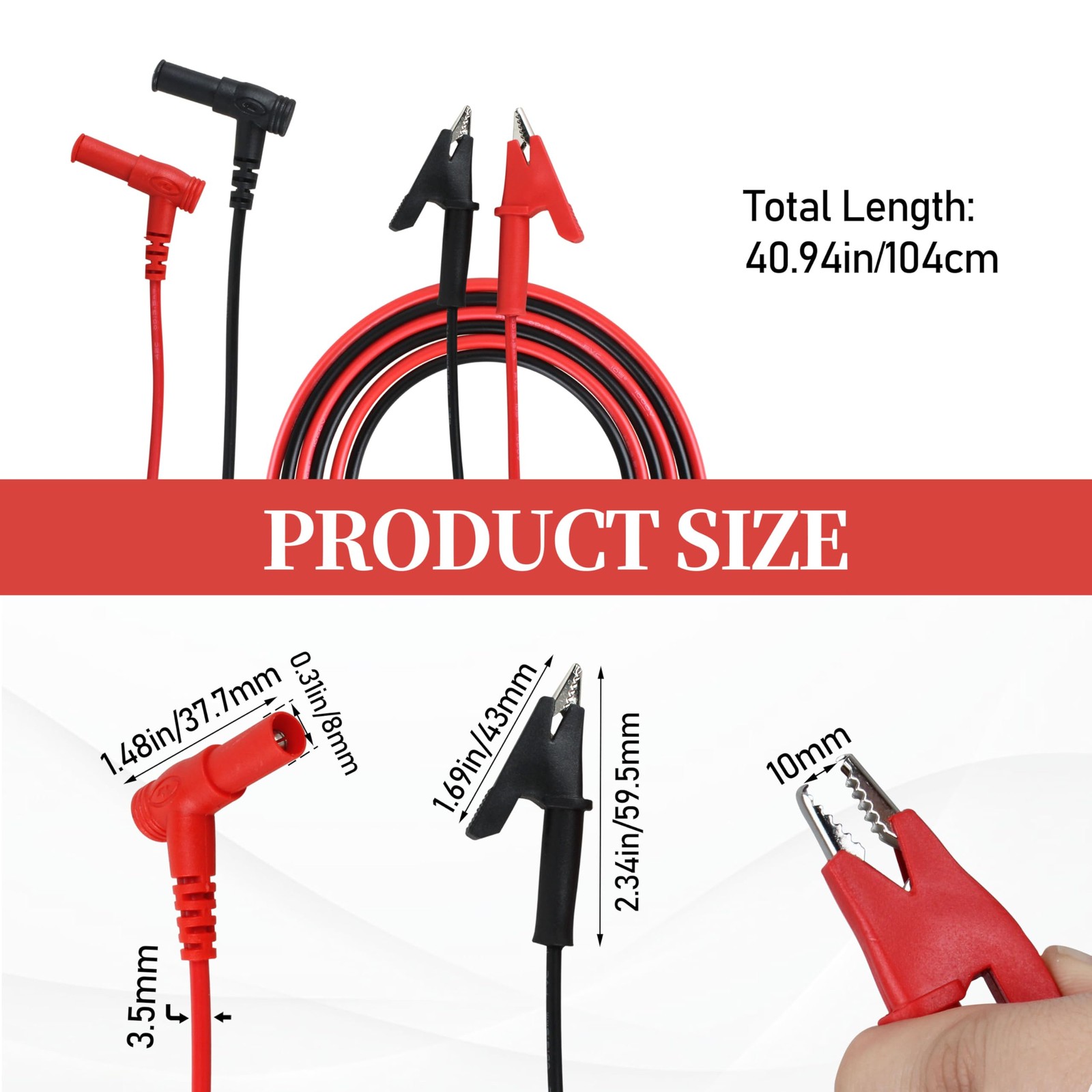 Alligator Clip Test Leads for Klein Tools 69381