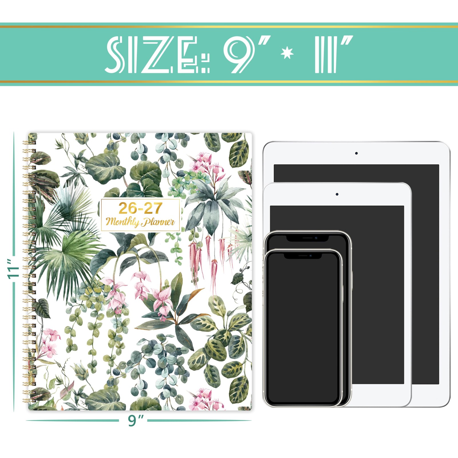2026-2027 Monthly Planner/Calendar – Jan. 2026 – Dec. 2027, Monthly Planner