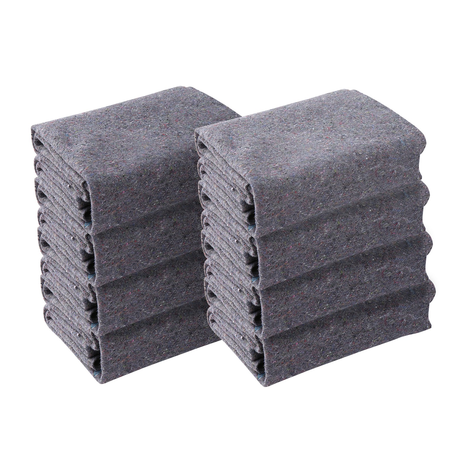 VEVOR Moving Blankets Packing Blankets 72″ x 54″ Furniture Pads 12-Pack 21 lb/dz