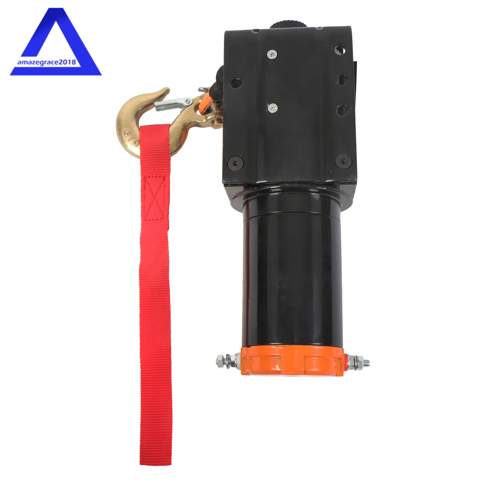 12V 2500LBS 1.3HP Electric Winch 50ft Synthetic Rope Wired & Wireless Remote