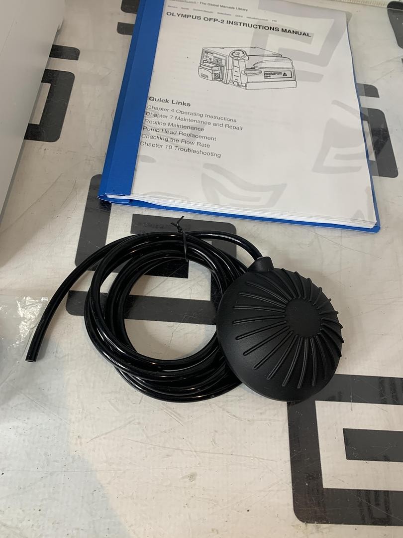 Olympus OFP-2 Endoscopic Flushing Pump Irrigation W/ Footswitch & Manual TESTED
