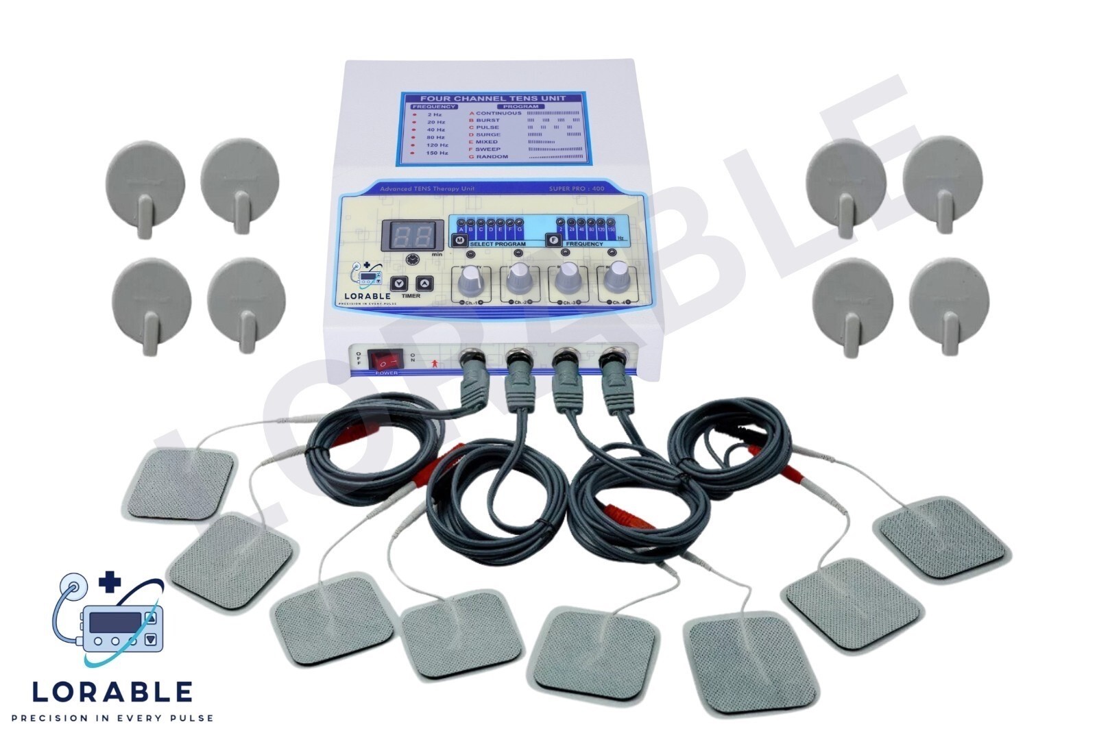 Professional Electrotherapy Physical Therapy Machine Prof 4 channel Therapy unit