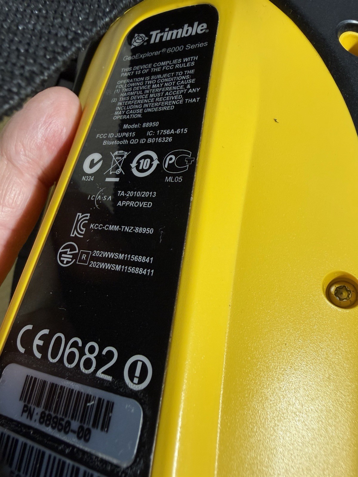 Trimble 88950-00 GeoExplorer 6000 Series GeoXH Handheld