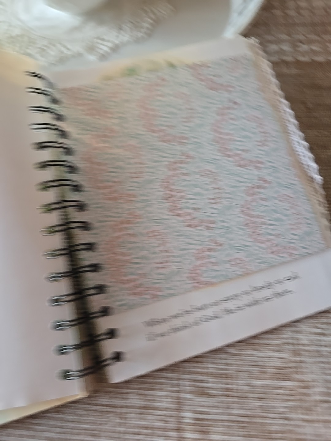 LGB About God Hardcover Junk Journal Wire Bound Scrapbook Vintage Upcycled Book