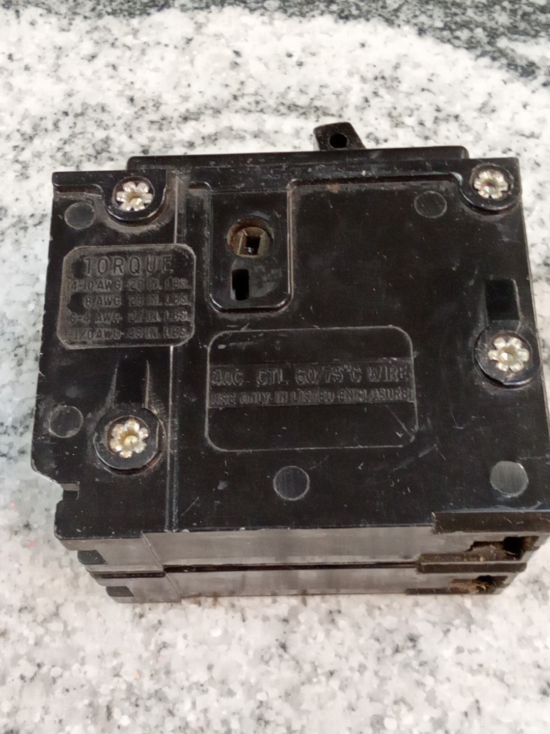 EATON/CUTLER HAMMER/BR280/C280/ 2 P/ 80 A/ Type BR/C/ Circuit Breaker/USE(19CB4