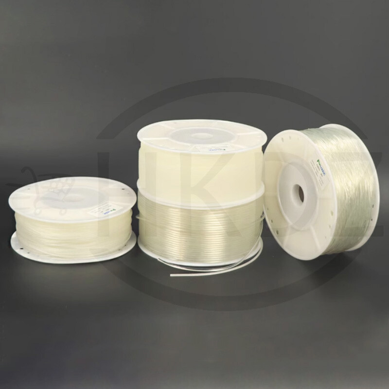 PU Solid Round Belts Polyurethane Drive Belting Diameter 2mm-12mm Rough / Smooth