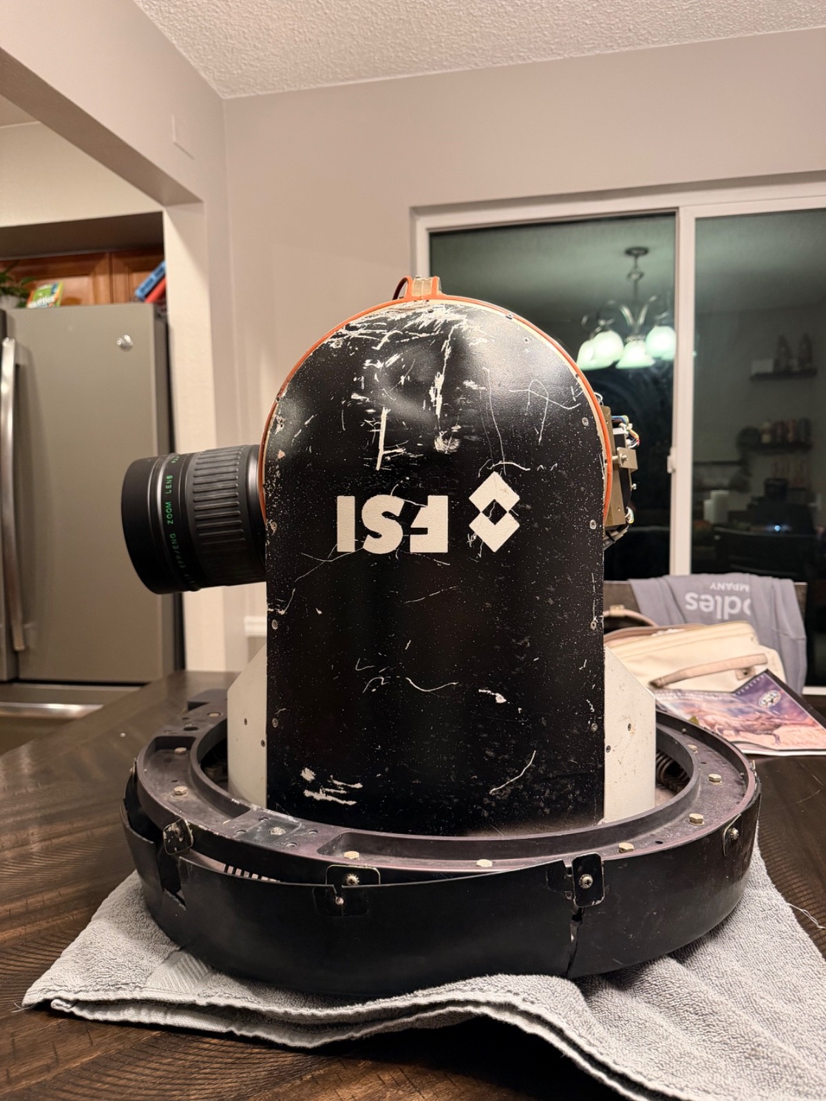 FLIR FSI Airborne EO Gimbal Camera Sony 3CCD Fuji Lens Gyro ISR Stabilized
