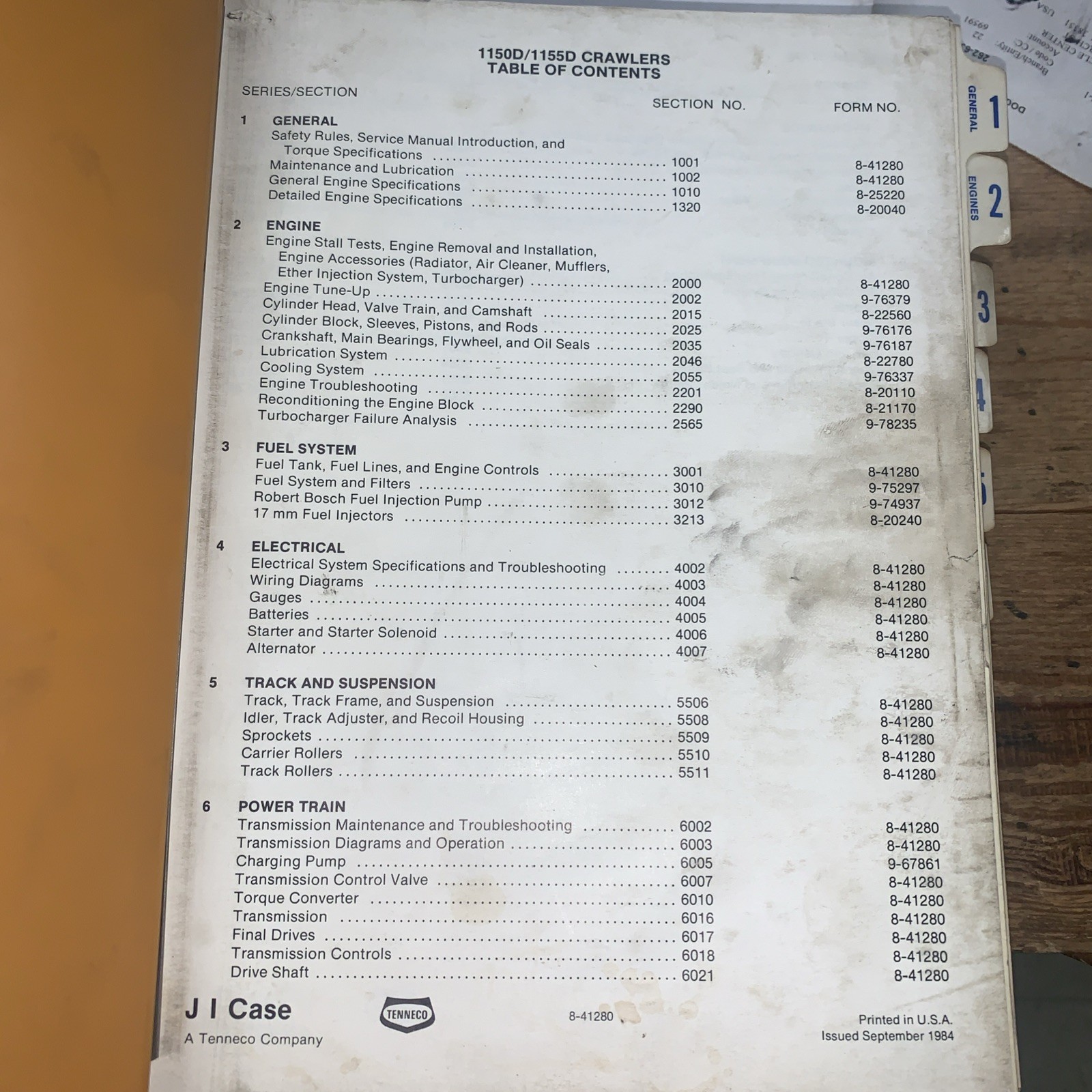 Case 1150D 1155D Crawler Bull Dozer Loader Service Manual Repair Shop Book (X)