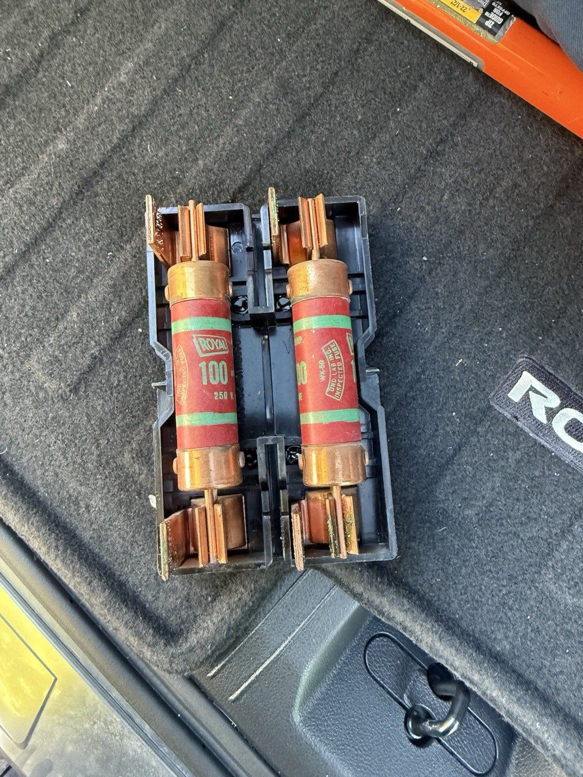 Royal 100A 201-250V HRC Cartridge Fuses Pull-Out Holder Industrial 2 Pack