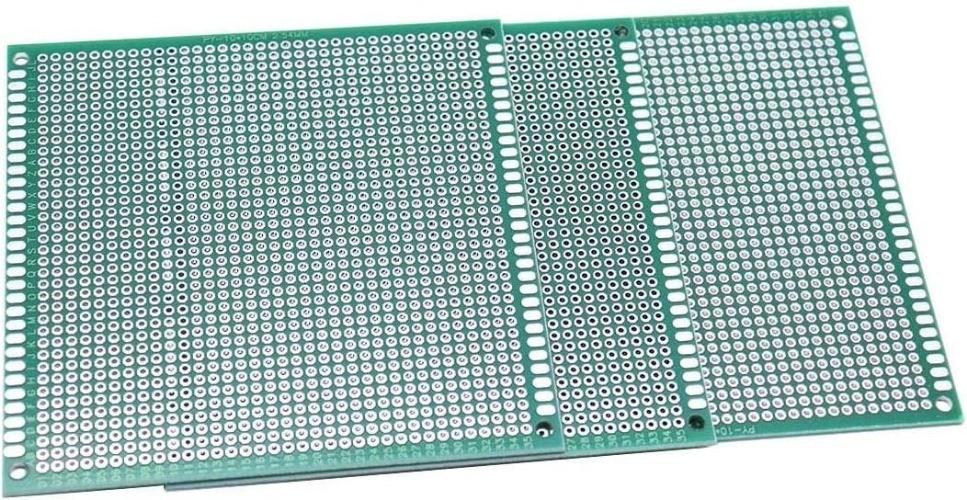 3Pcs 10x10cm Double Sided Prototype PCB Universal Printed Circui Size: 10x10cm