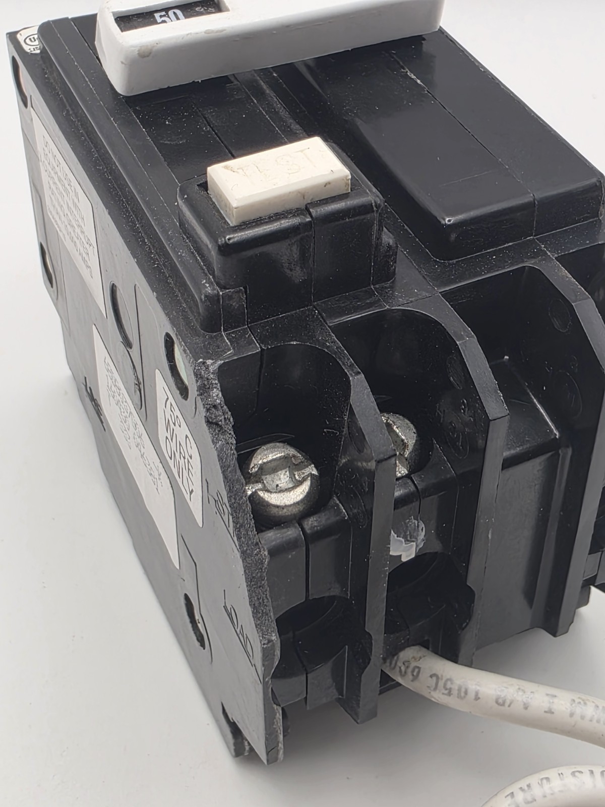 ABB 50Amp 2-Pole GFCI Ground Fault Breaker THQL2150GFT2A 240V