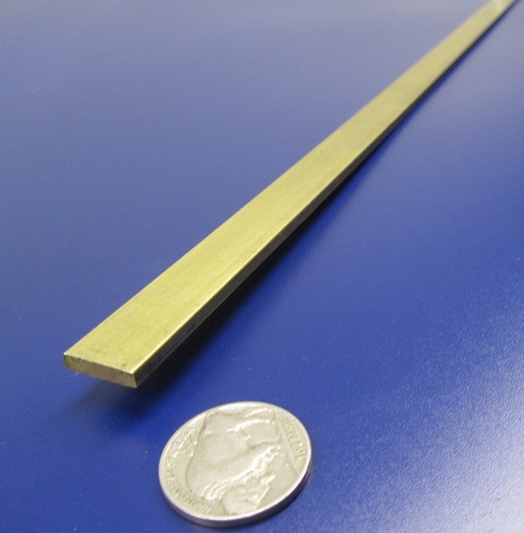 360 Brass Flat Bar 1/8″ Thick x 1/2″ Wide x 60.0″ Length