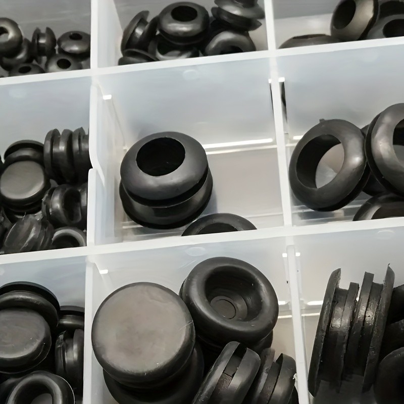 Rubber Grommet Kit – Multiple Sizes for Wire Cable Protection & Organization