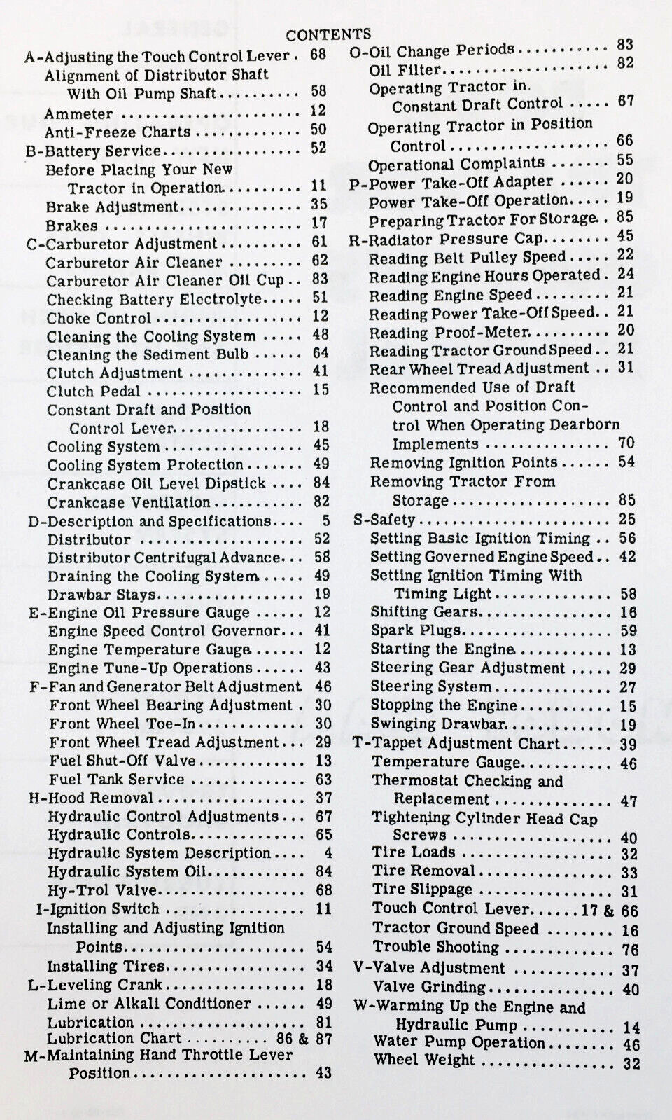 1953-1955 Ford Naa Golden Jubilee Tractor Operators Manual Owners Maintenance