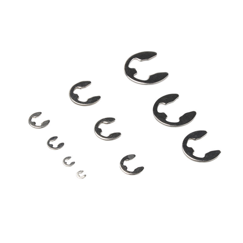 200PCS E Clips C Circlip Retaining Ring Assorted 1.5 – 10mm Stainless Steel Kit
