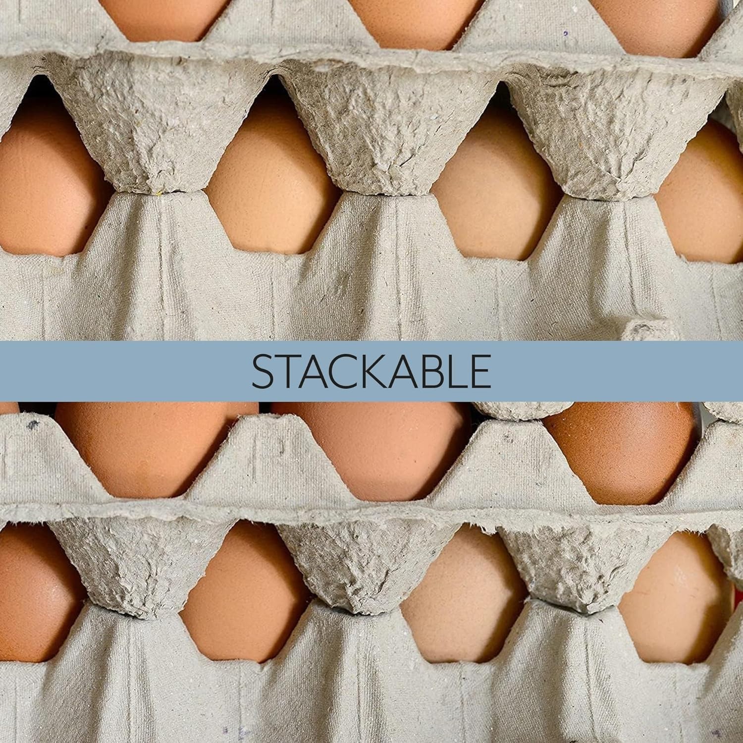 30-Count Egg trays 18 pcs Trays; Biodegradable Recycled Pulp Paper Farm Fresh