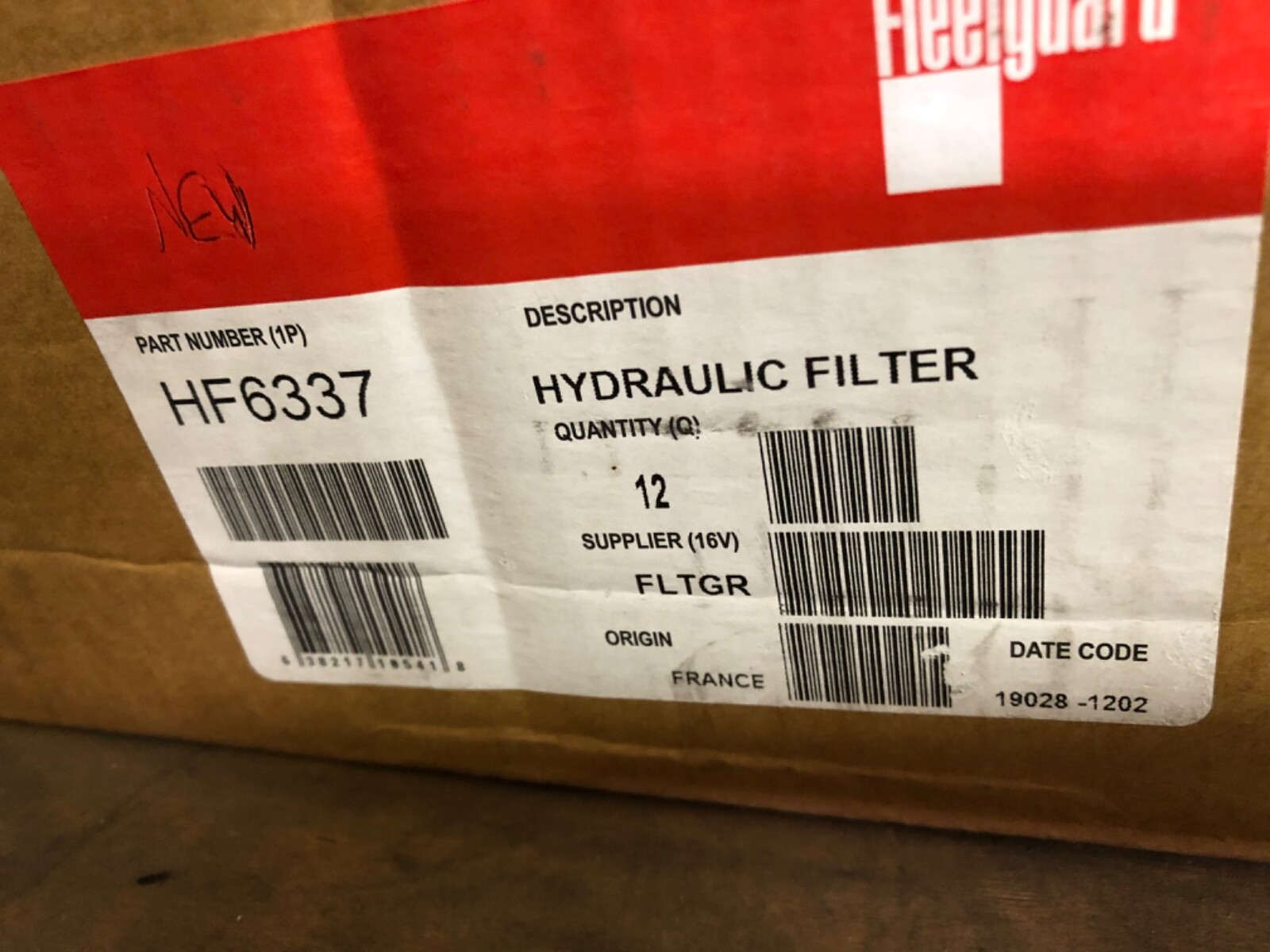 Fleetguard HF6337 Hydraulic Filters Box Of 11 Filters
