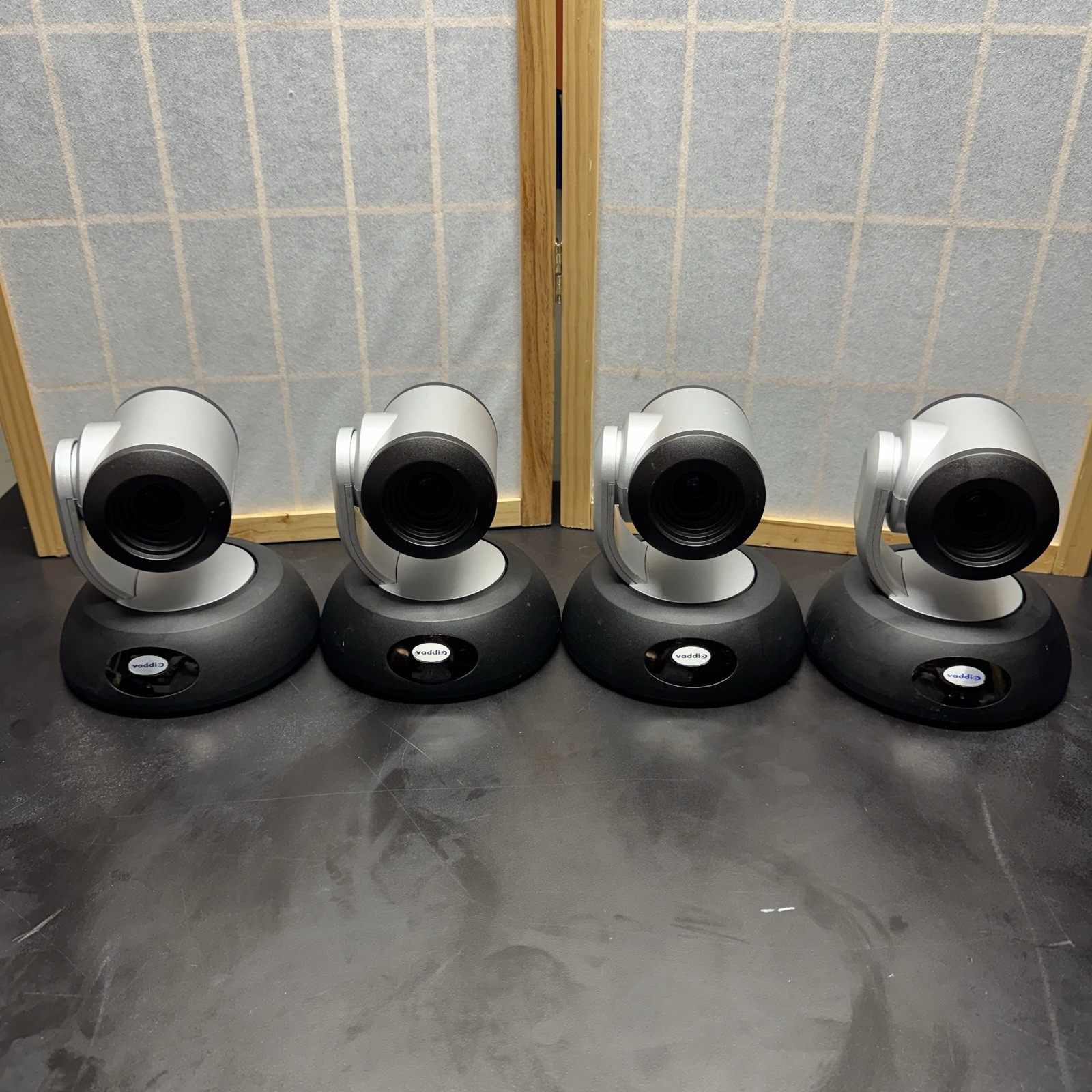 Four 4 Vaddio Roboshot 12 HD PTZ Video Conference Security Cameras 998-9900-000
