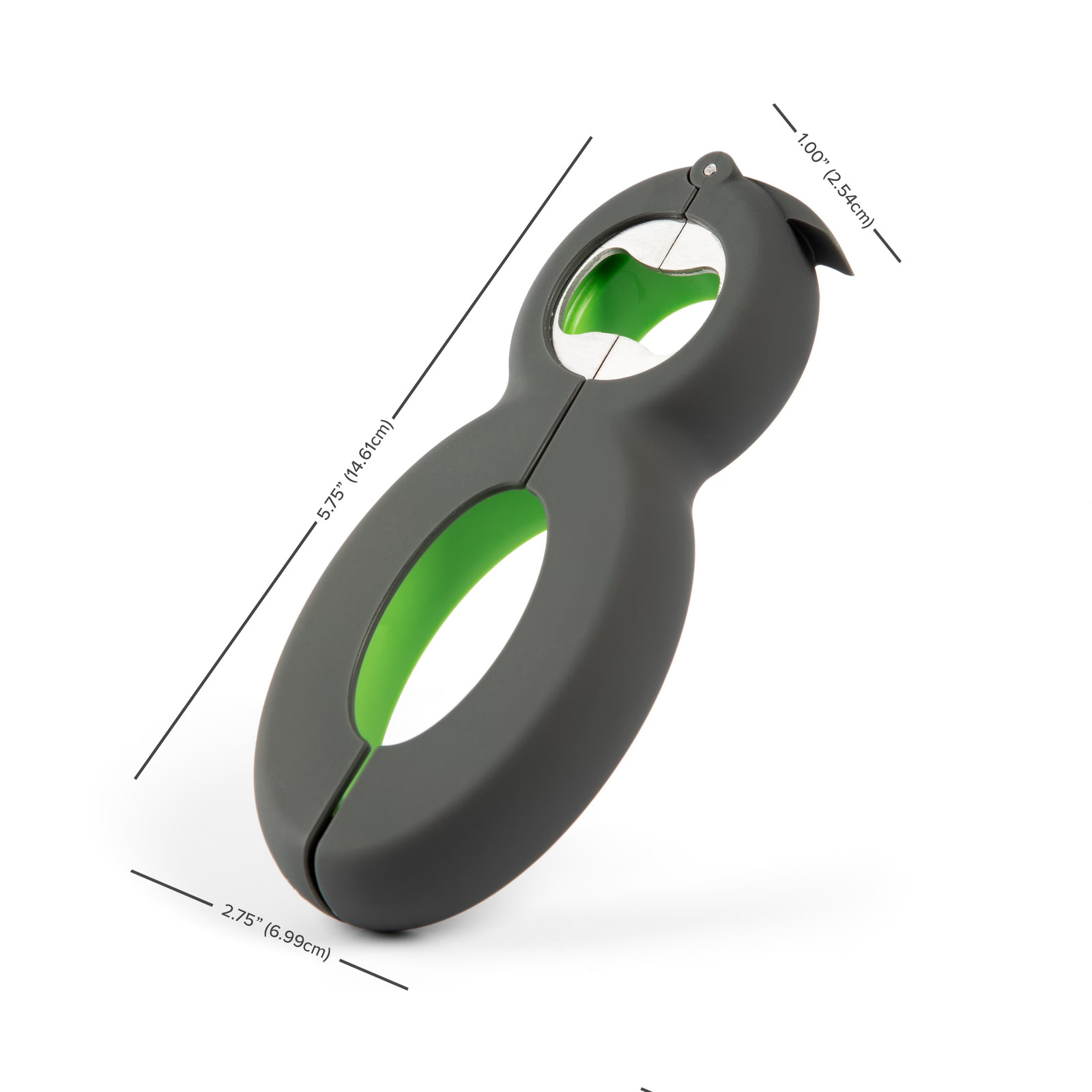 6-in-1 Multi Jar Can Bottle Opener with Non-Slip Handle, Prep Solutions